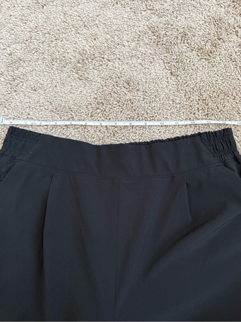 Athleta Brooklyn Wide Leg Crop Pants Black Size 10 - Picture 3 of 5